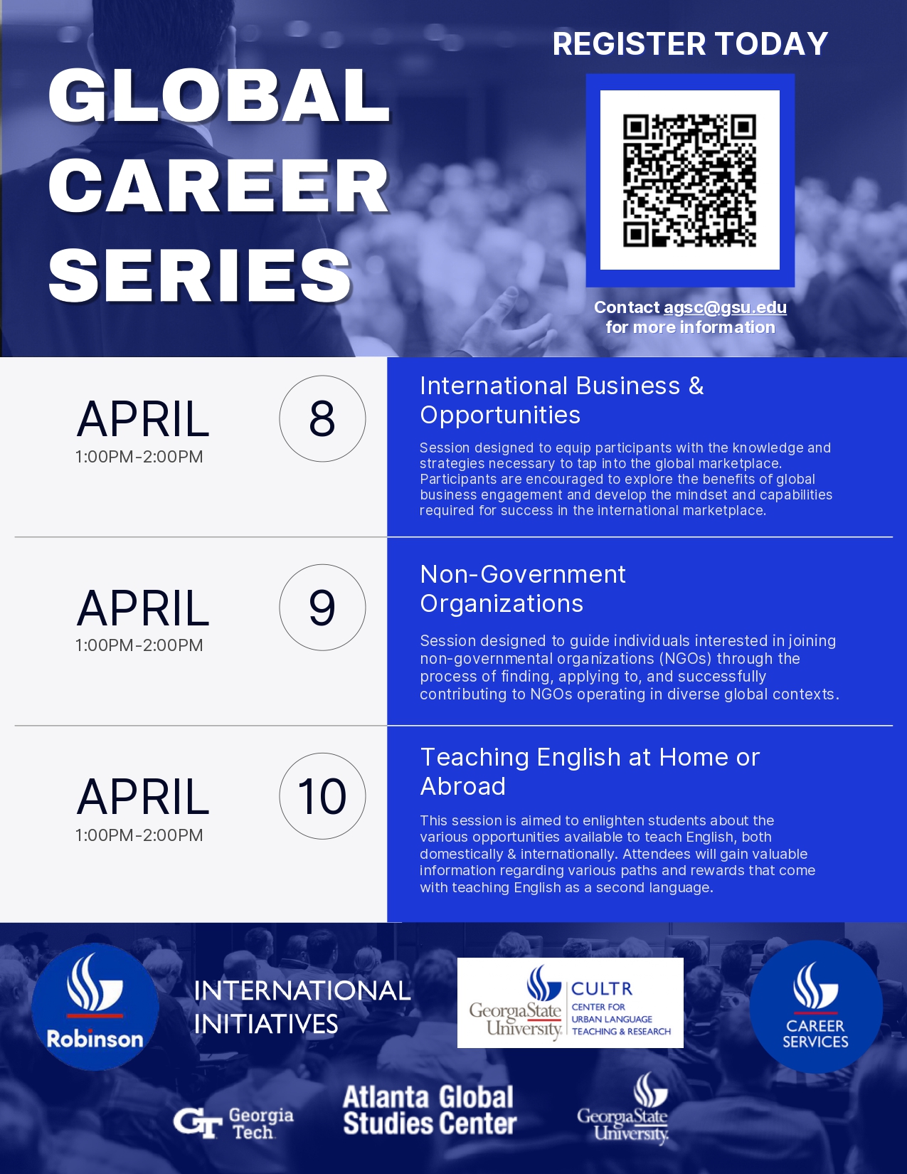 Global Career Series Poster